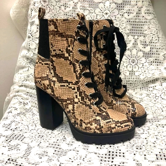 Steve Madden Shoes - Faux snakeskin booties